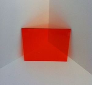 Lastre plexiglass colorato trasparente ARANCIONE varie misure SPESSORE 3 mm 